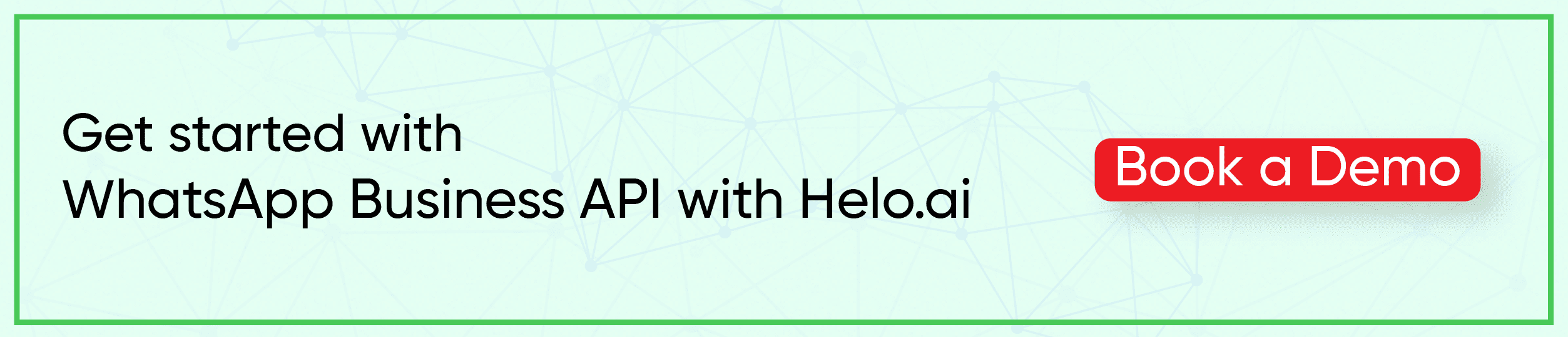 WhatsApp Business API CTA